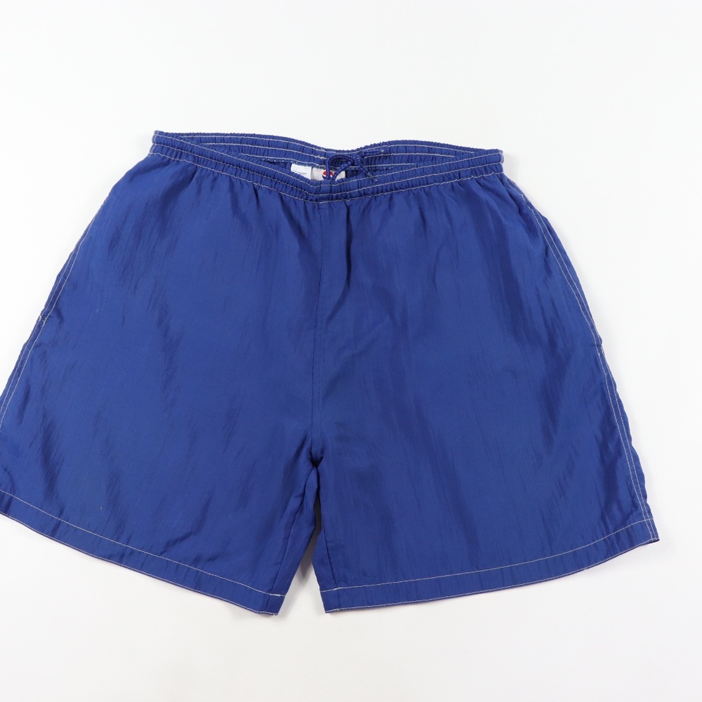 90s Pepsi Mens XL Spell Out Athletic Shorts Blue